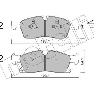 Колодки тормозные передние к-кт