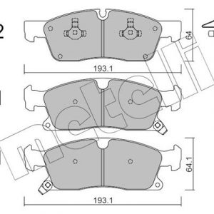 Колодки тормозные передние к-кт