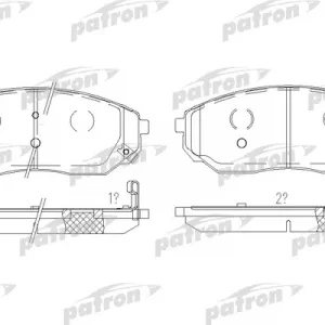 Колодки тормозные передние к-кт