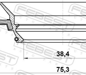Сальник хвостовика редуктора
