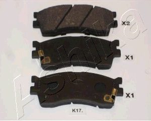 Колодки тормозные передние к-кт