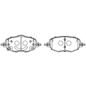 Колодки тормозные передние к-кт