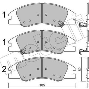 Колодки тормозные передние к-кт