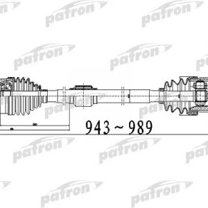 Полуось передняя правая