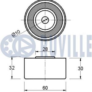 Ролик дополнительный ремня ГРМ