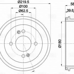 Барабан тормозной