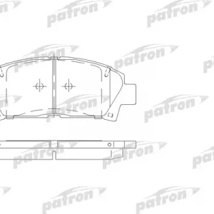 Колодки тормозные передние к-кт