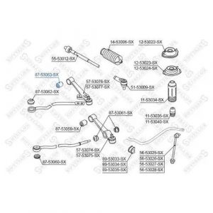 Сайлентблок переднего рычага внутренний