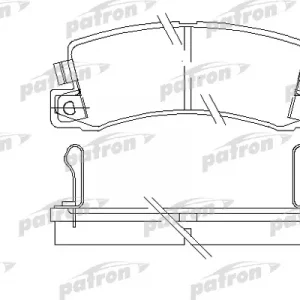 Колодки тормозные задние дисковые к-кт