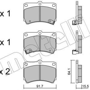 Колодки тормозные передние к-кт
