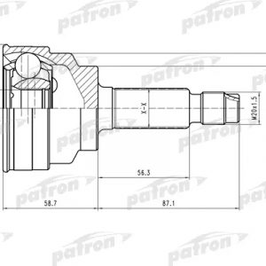 ШРУС наружный передний