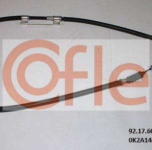 Трос стояночного тормоза левый