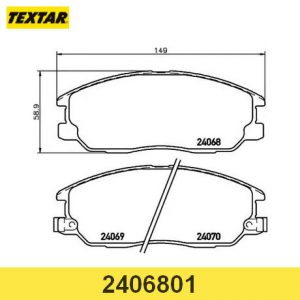 Колодки тормозные передние к-кт