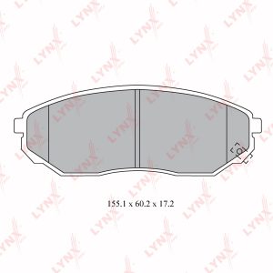 Колодки тормозные передние к-кт