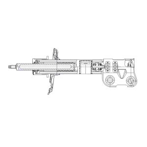 Амортизатор передний левый