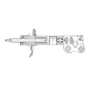 Амортизатор передний правый