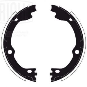 Колодки ручного тормоза к-кт