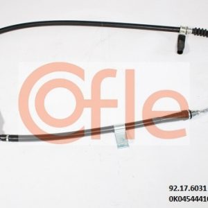 Трос стояночного тормоза правый