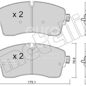 Колодки тормозные передние к-кт