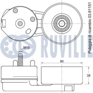 Натяжитель ремня
