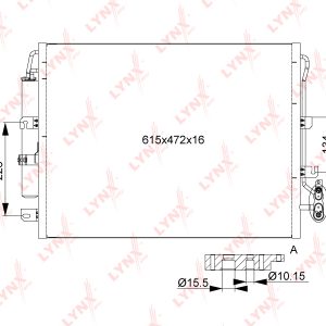 Радиатор кондиционера (конденсер)