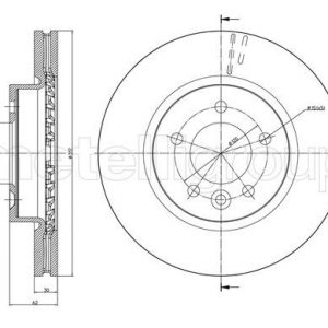 Диск тормозной передний вентилируемый