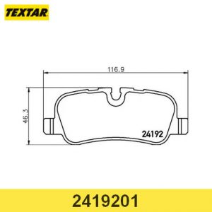 Колодки тормозные задние дисковые к-кт