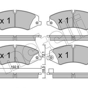Колодки тормозные передние к-кт