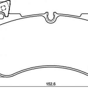 Колодки тормозные передние к-кт