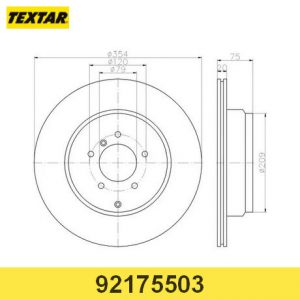 Диск тормозной задний