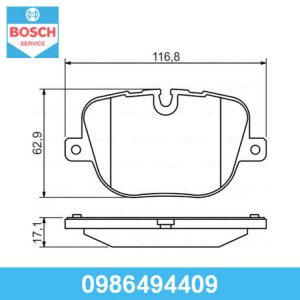 Колодки тормозные задние дисковые к-кт