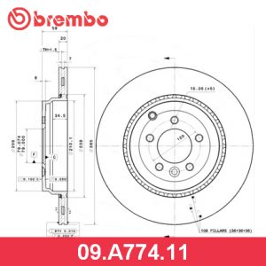 Диск тормозной задний