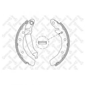 Колодки барабанные к-кт