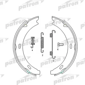 Колодки ручного тормоза к-кт