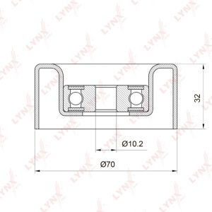 Ролик дополнительный руч. ремня