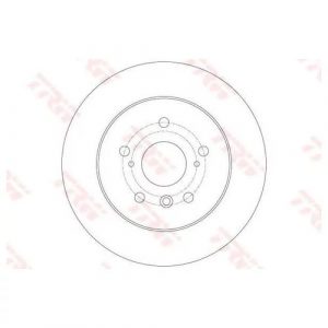 Диск тормозной задний