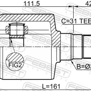 ШРУС внутренний передний