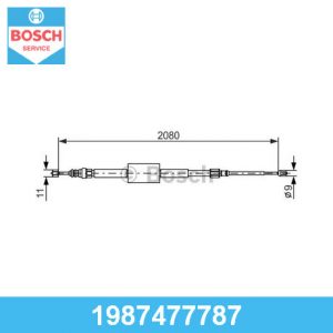 Трос стояночного тормоза