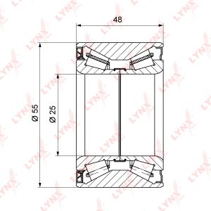 Подшипник ступицы (к-кт)