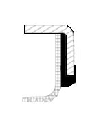 Сальник коленвала задний