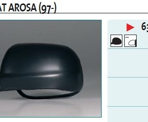 Крышка корпуса зеркала правого