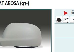 Крышка корпуса зеркала правого