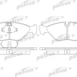 Колодки тормозные передние к-кт