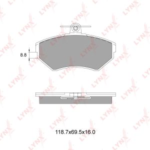 Колодки тормозные передние к-кт