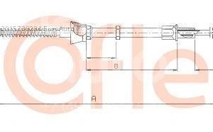 Трос стояночного тормоза