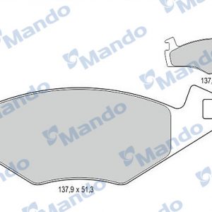 Колодки тормозные передние к-кт
