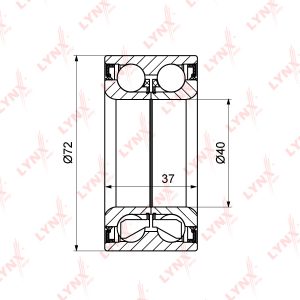 Подшипник передней ступицы
