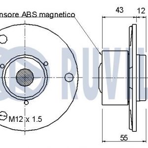 Ступица передняя