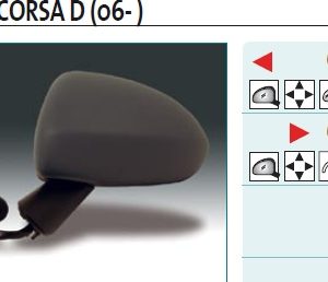 Зеркало левое электрическое