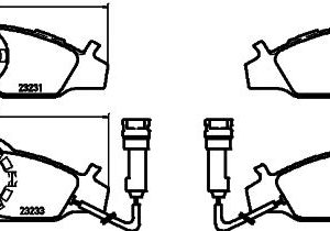 Колодки тормозные передние к-кт